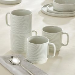 Alternative view of Lenox Fine Lenox Fine Modulus Vapor Mugs, Set of 4