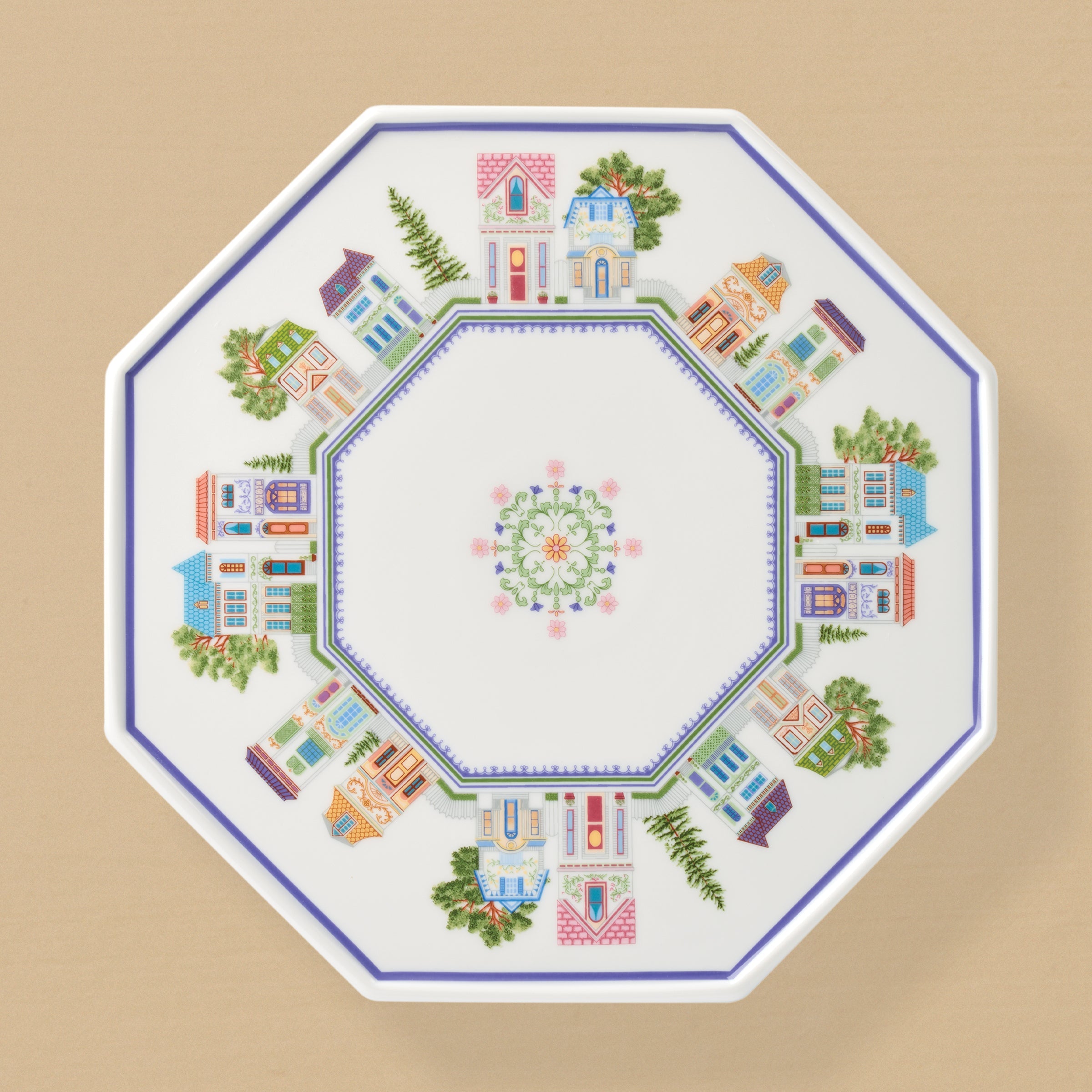 Lenox Fine Lenox Fine Lenox Spice Village Cake Plate - Image 2