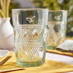Alternative view of Lenox Fine Lenox Fine Butterfly Meadow Green Tall Glasses, Set of 4