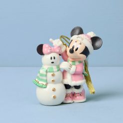 Lenox Fine Lenox Fine 2026 Minnie Mouse's Matching Snowman Ornament