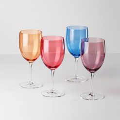 Lenox Fine Lenox Fine True Colors Wine Glasses, Set Of 4