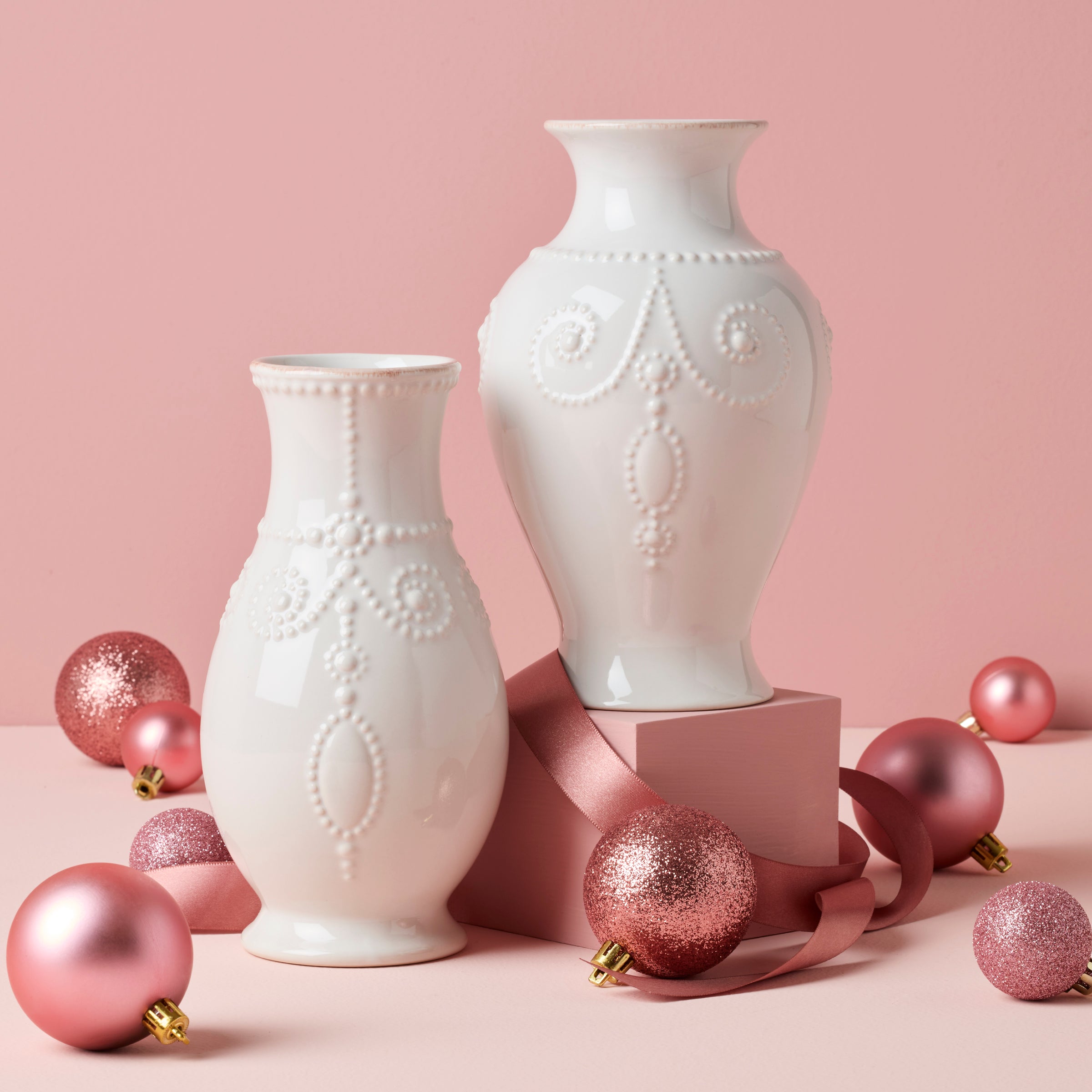 Lenox Fine Lenox Fine French Perle White Bouquet Vase - Image 3
