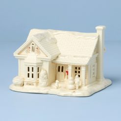 Alternative view of Lenox Fine Lenox Fine Mistletoe Park 3-Piece Lit Figurine Starter Set