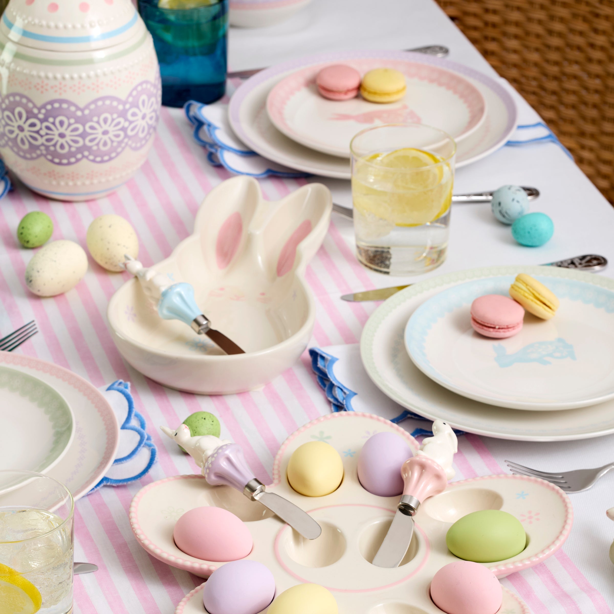 Lenox Fine Lenox Fine Bunny Hop Easter Egg Platter - Image 3