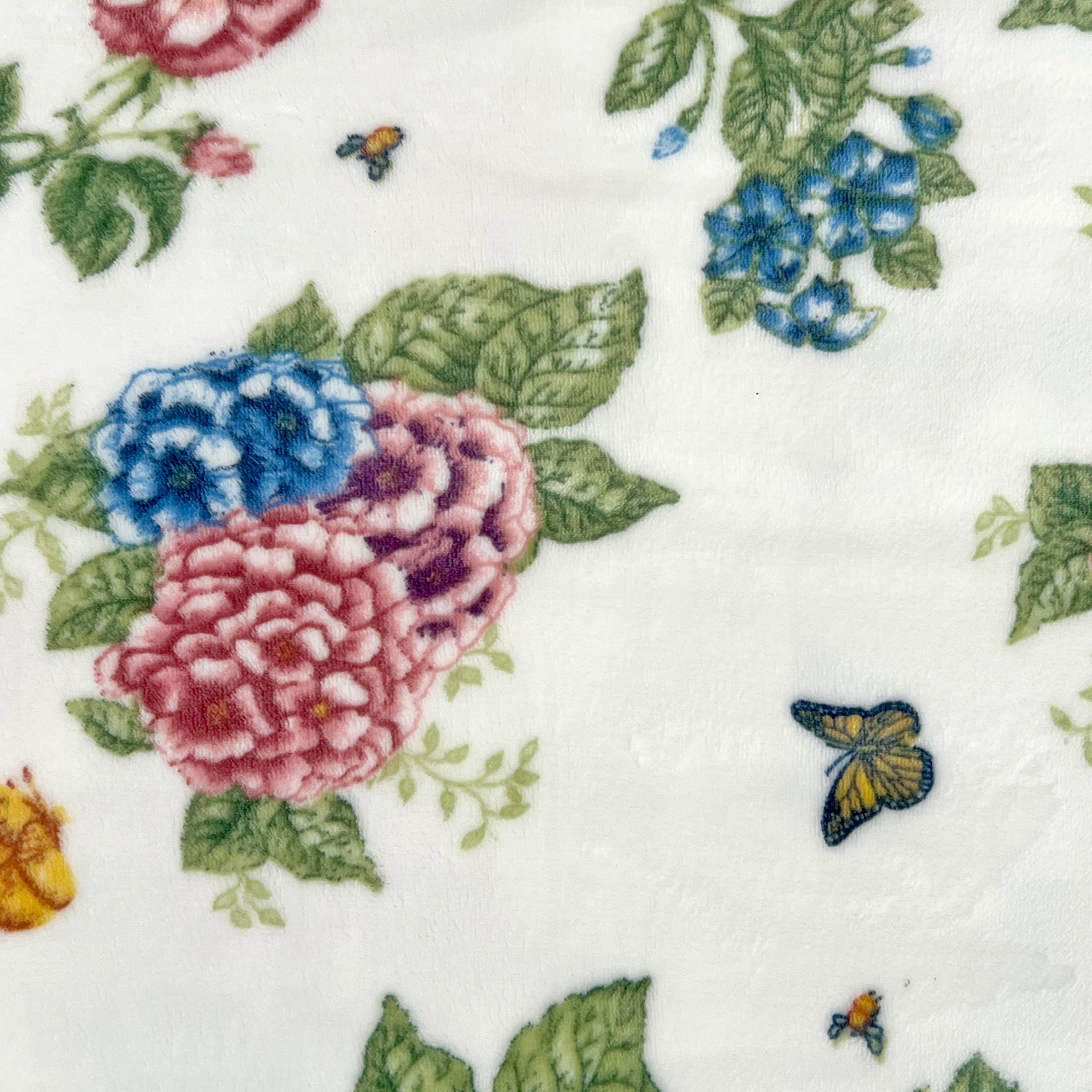 Lenox Fine Lenox Fine Butterfly Meadow Hydrangea Throw Blanket - Image 4