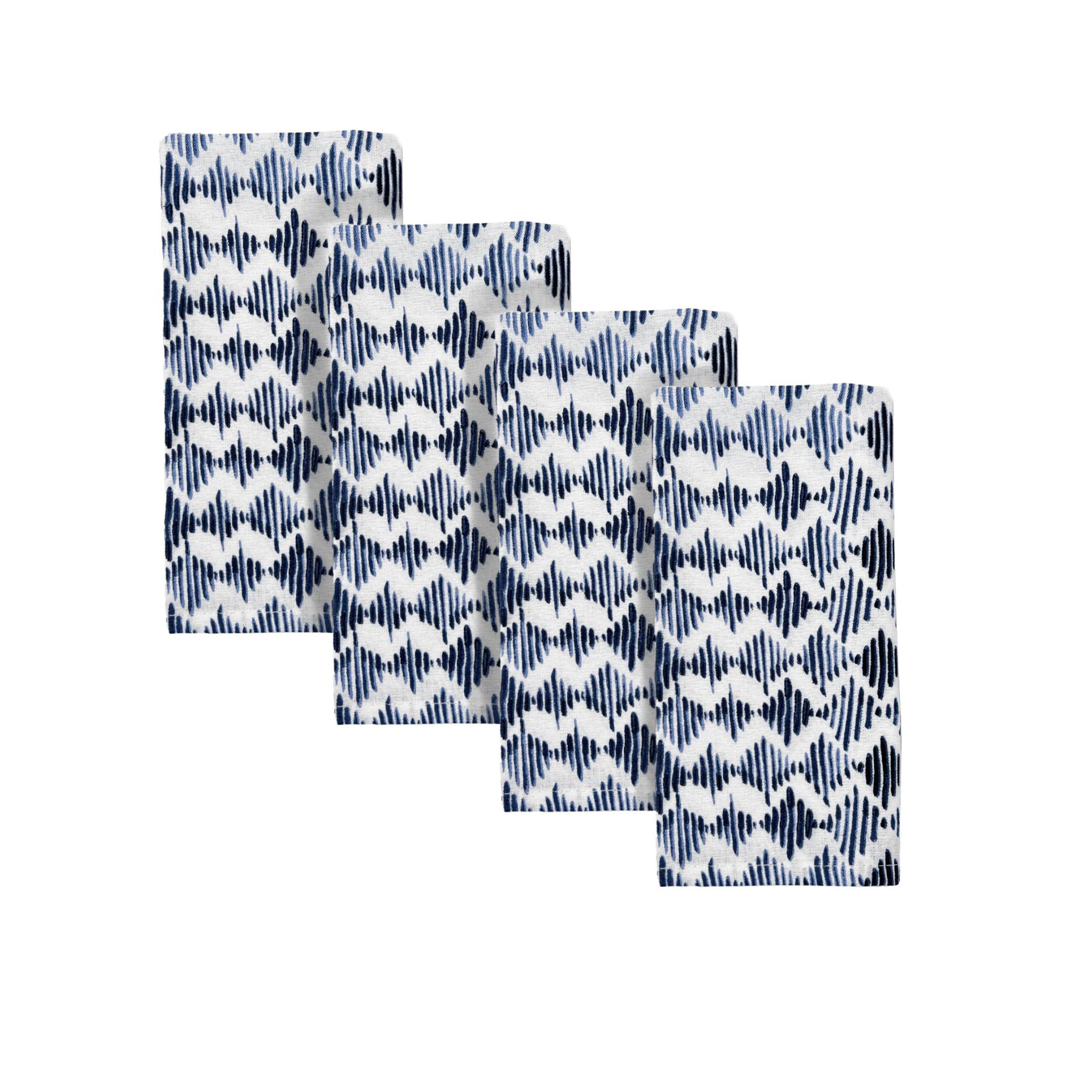 Lenox Fine Lenox Fine Blue Bay Diamond Dinner Napkins, Set of 4