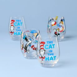 Lenox Fine Lenox Fine Cat In The Hat Tumblers, Set of 4