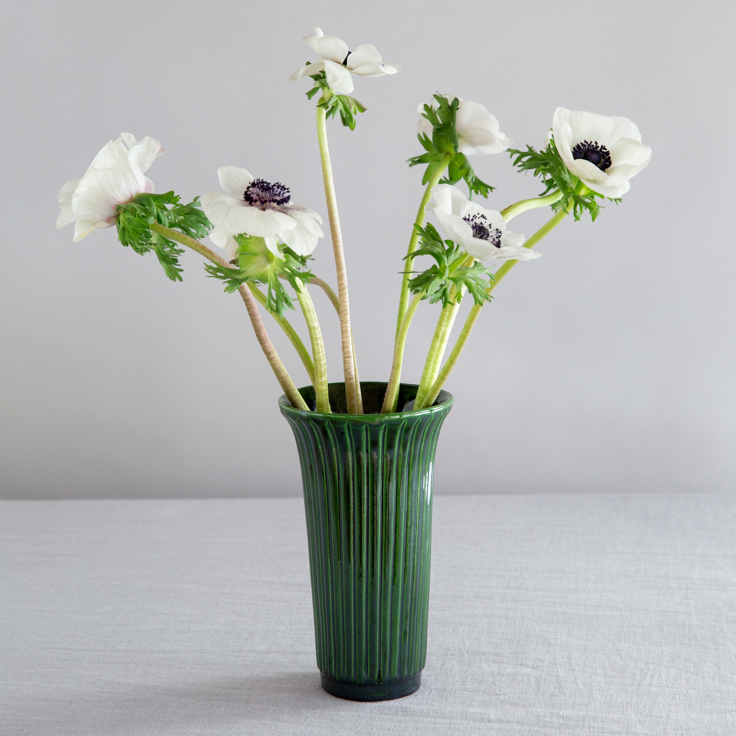 Lenox Fine Lenox Fine Daisy Emerald Green Glazed Vase - Image 4