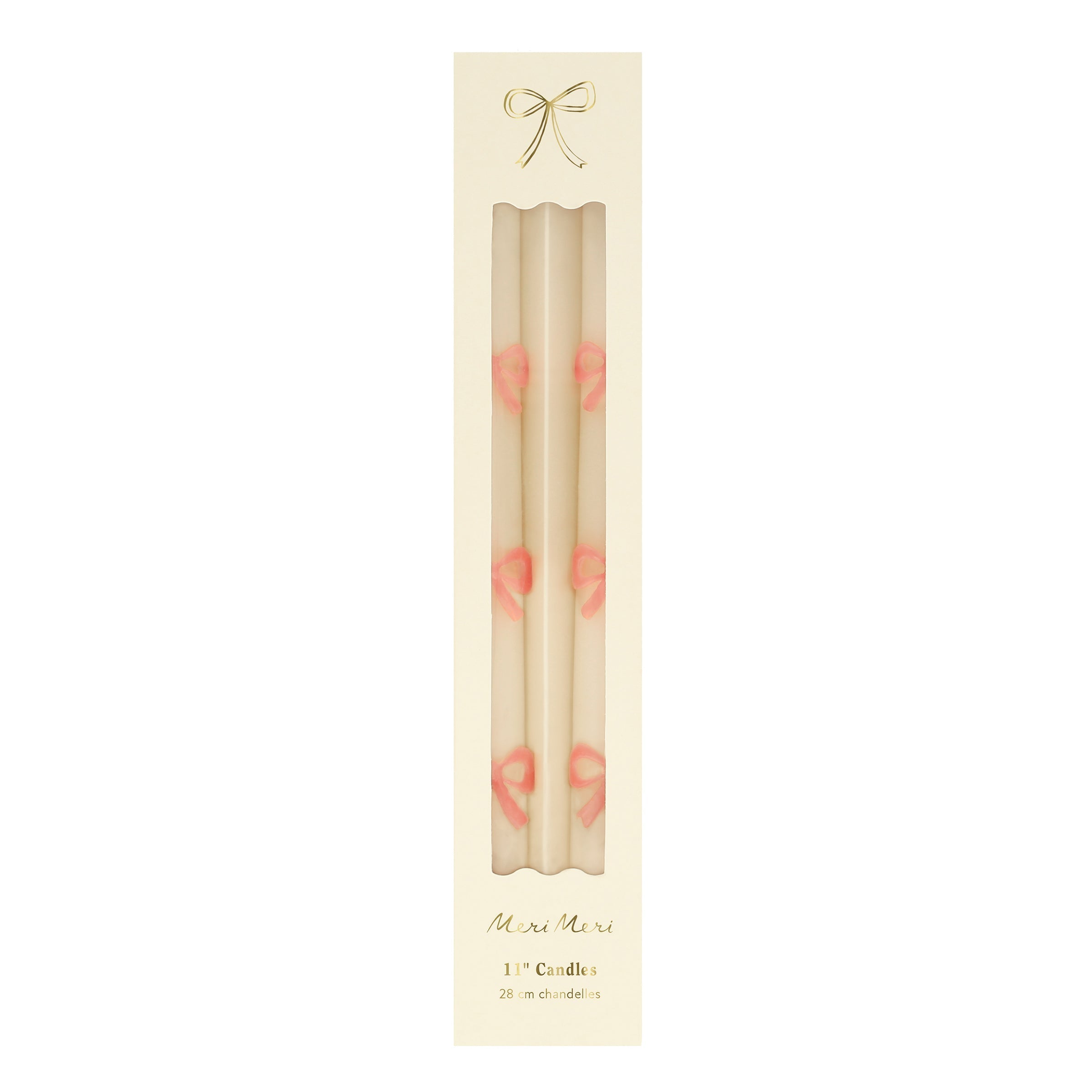 Lenox Fine Lenox Fine Pink Bow Taper Candles, Set of 2 - Image 6