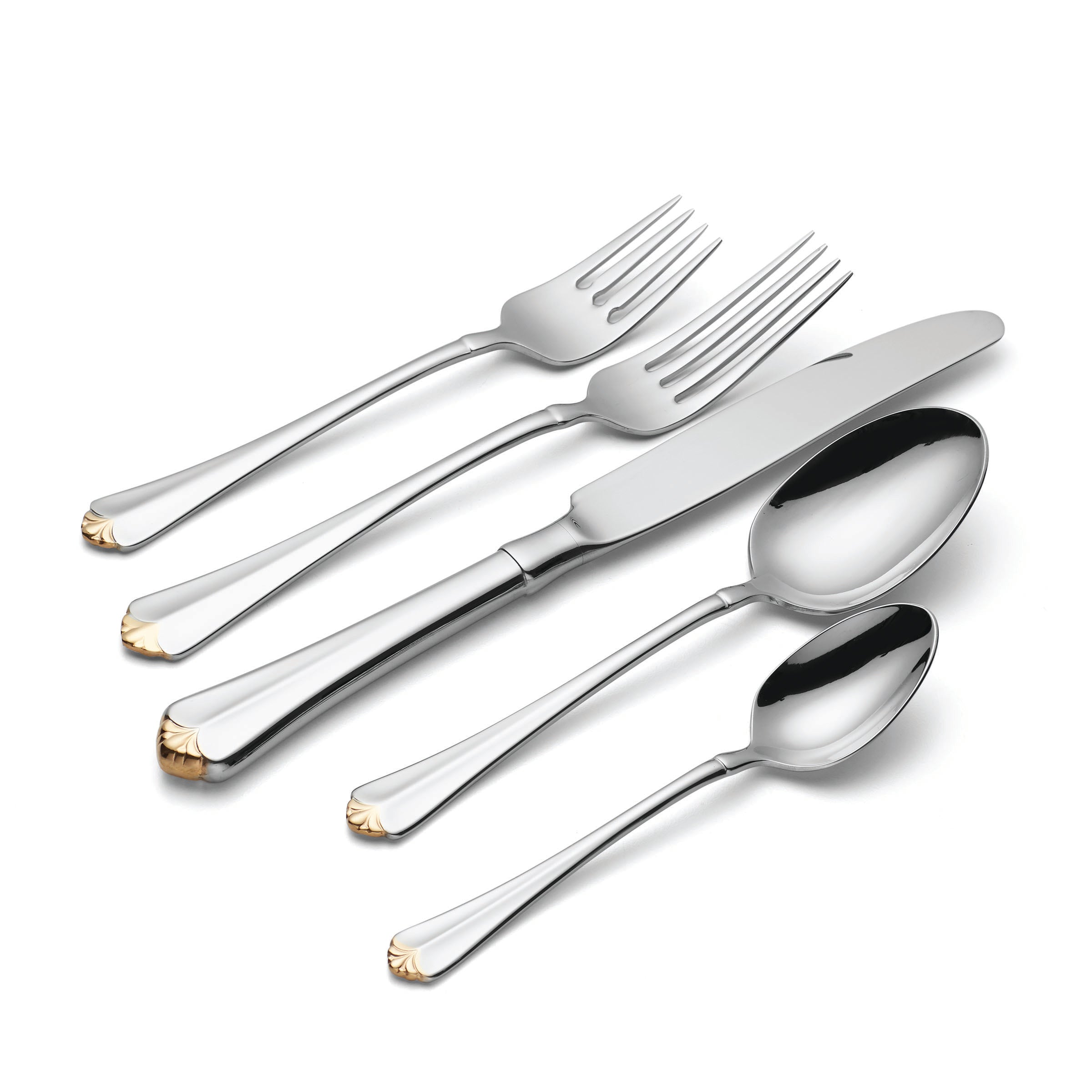 Lenox Fine Lenox Fine Golden Juilliard 20-Piece Flatware Set - Image 3
