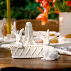 Alternative view of Lenox Fine Lenox Fine Wicker Creek Bunny Salt & Pepper Set