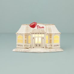 Lenox Fine Lenox Fine Mistletoe Park Lit Diner Figurine