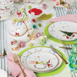 Alternative view of Lenox Fine Lenox Fine Merry Grinchmas Assorted Accent Plates, Set of 4