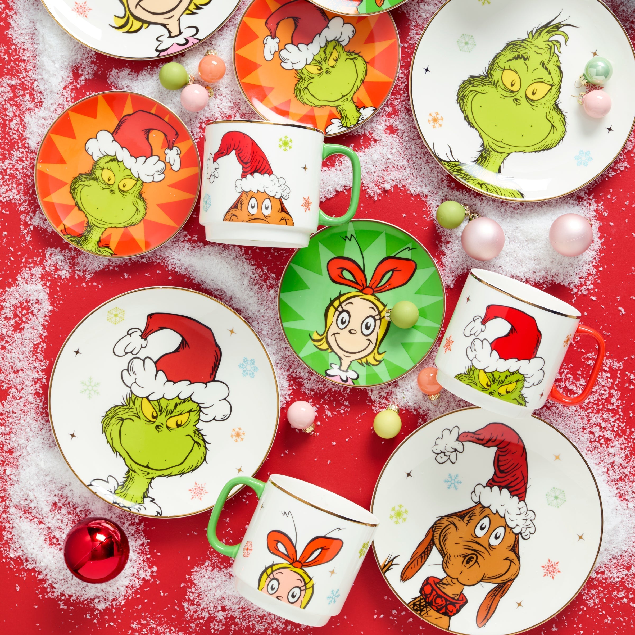 Lenox Fine Lenox Fine Merry Grinchmas Stackable Mugs, Set of 4 - Image 4