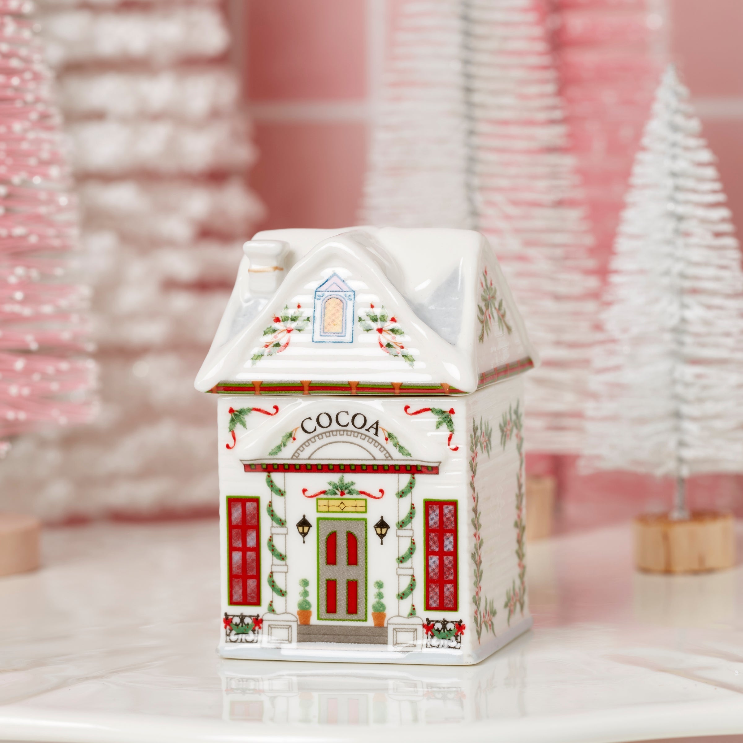 Lenox Fine Lenox Fine Lenox Spice Village 6-Piece Christmas Spice Jar Set - Image 4