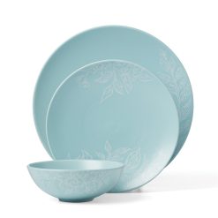 Alternative view of Lenox Fine Lenox Fine Roseto French Blue 12-Piece Dinnerware Set