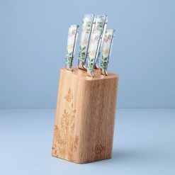 Lenox Fine Lenox Fine Butterfly Meadow Herbs 6-Piece Cutlery Block Set