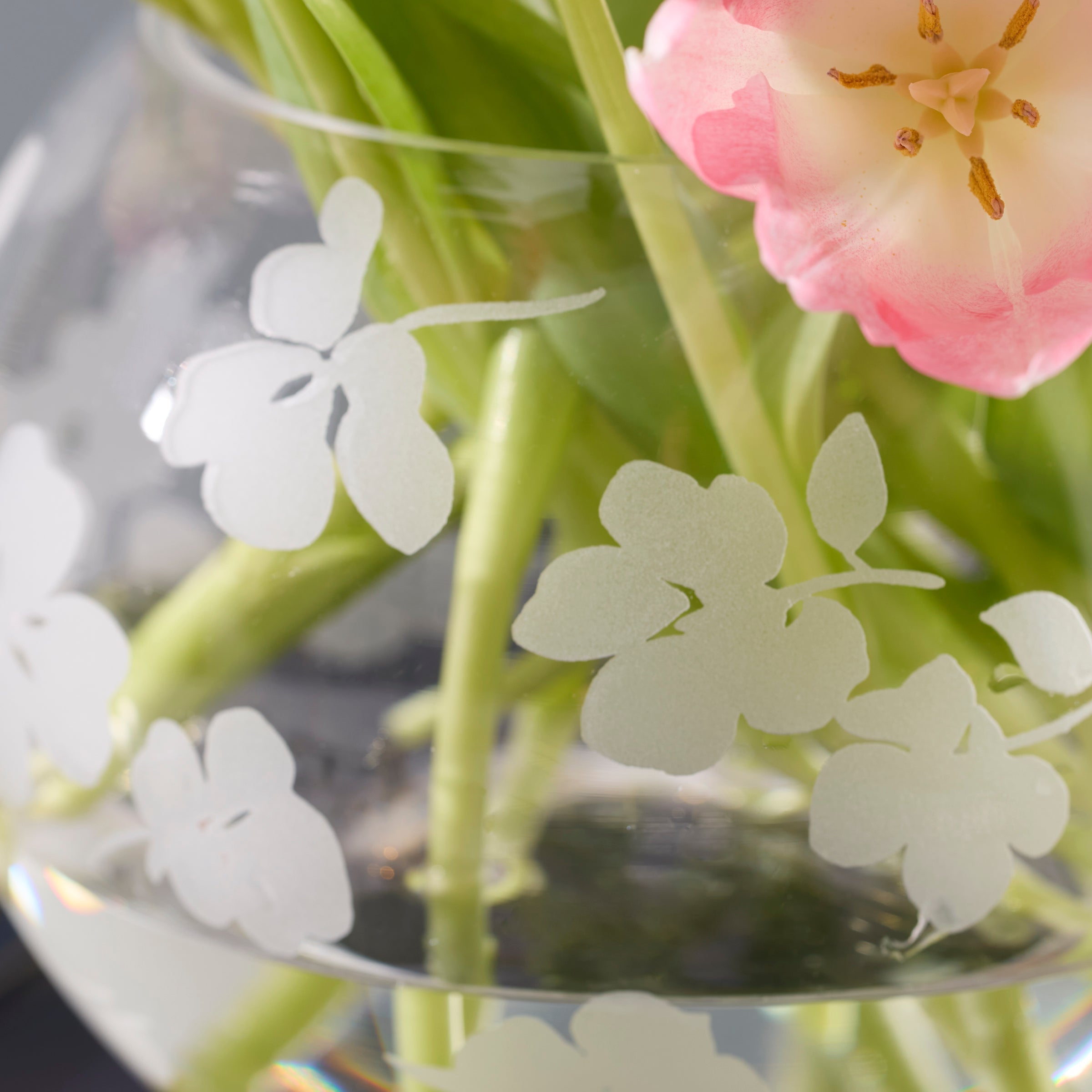 Lenox Fine Lenox Fine Spring Pansies Glass Petite Rose Bowl - Image 4