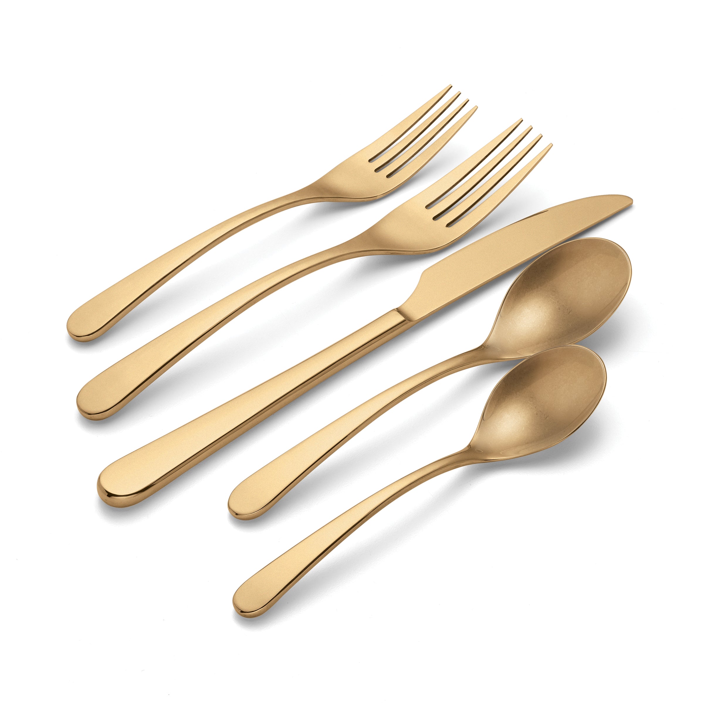 Lenox Fine Lenox Fine Kenbrook Champagne Vintage 20-Piece Flatware Set - Image 4