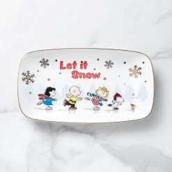 Lenox Fine Lenox Fine Snoopy Skating Hors d'Oeuvres Tray