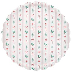 Lenox Fine Lenox Fine Festive Icon Stripes Large Tray