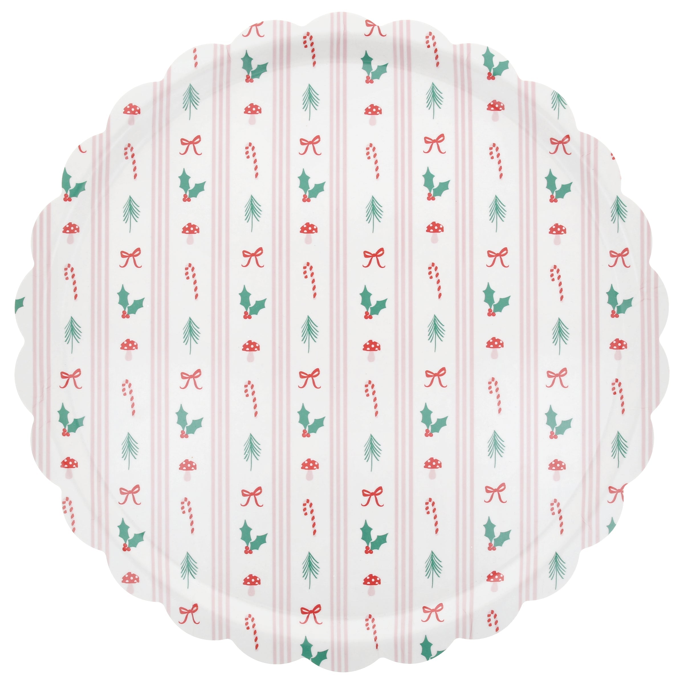 Lenox Fine Lenox Fine Festive Icon Stripes Large Tray