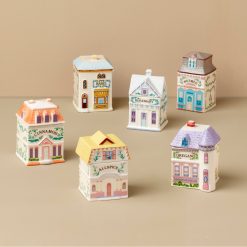 Lenox Fine Lenox Fine Lenox Spice Village 6-Piece Garden District Spice Jar Set