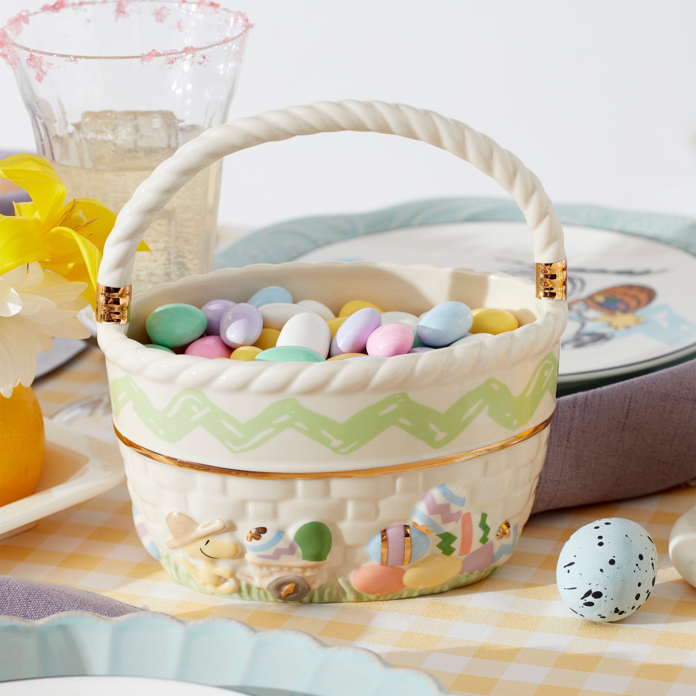 Lenox Fine Lenox Fine Snoopy Easter Basket - Image 3