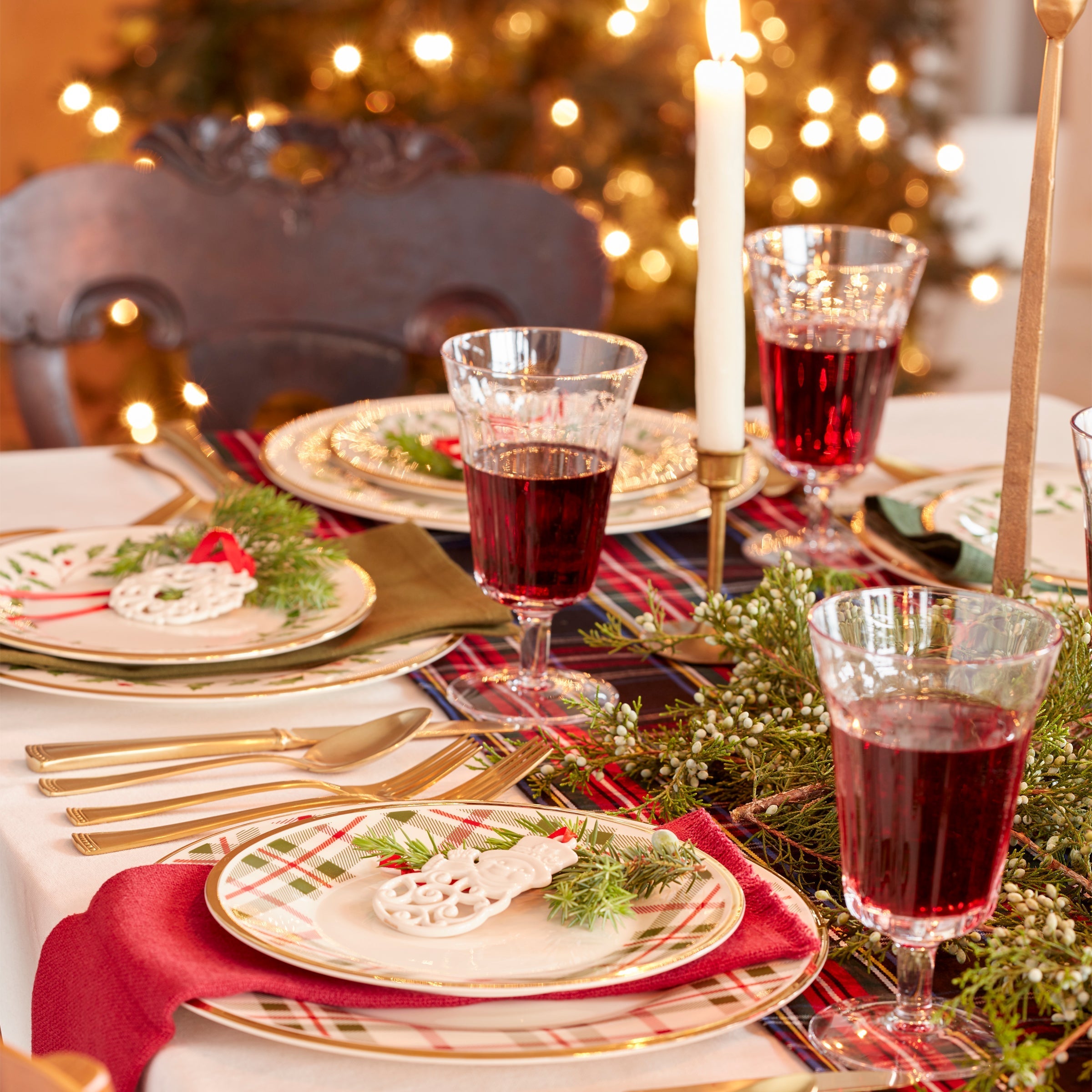 Lenox Fine Lenox Fine Holiday 3-Piece Place Setting - Image 6