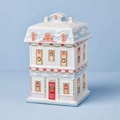 Alternative view of Lenox Fine Lenox Fine Lenox Holiday Village Christmas Cookie Jar