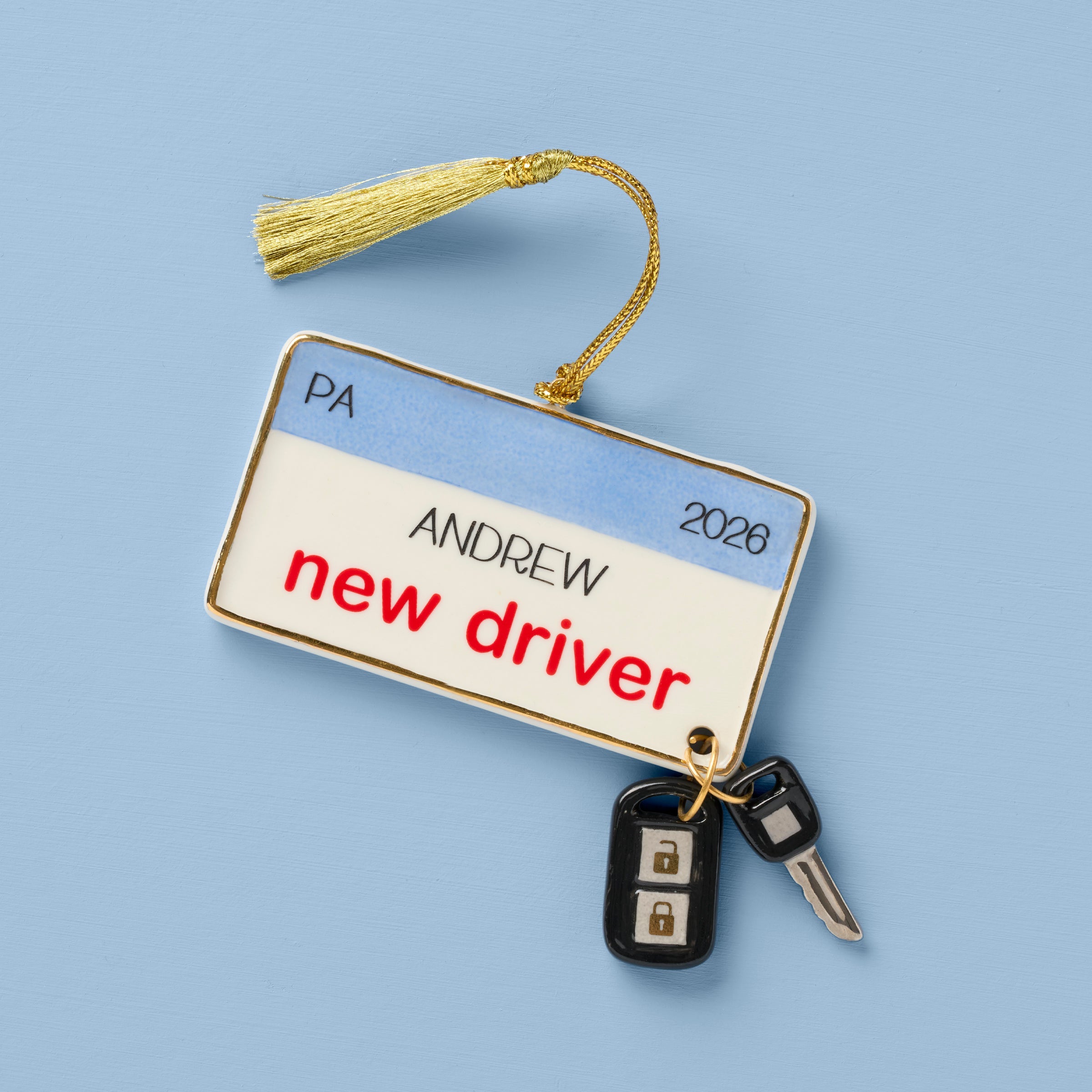 Lenox Fine Lenox Fine Personalized New Driver Ornament