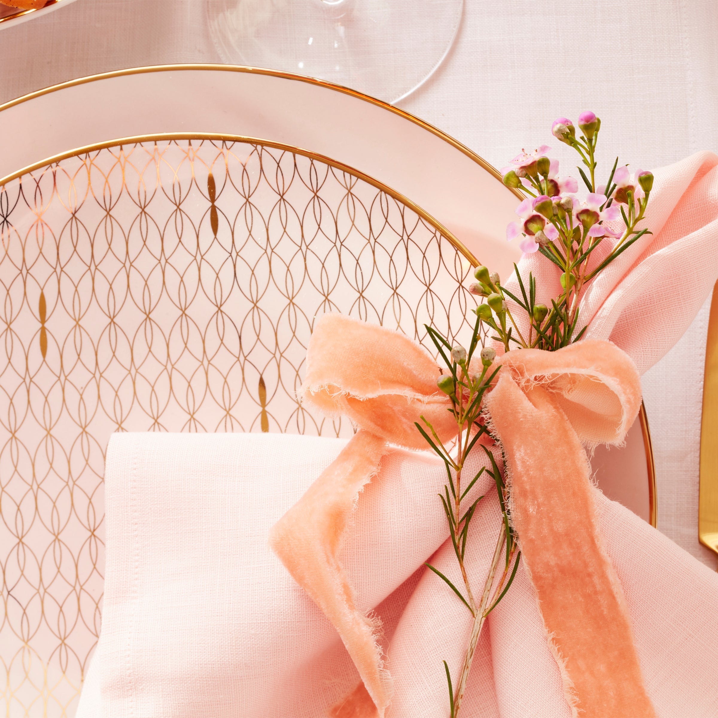 Lenox Fine Lenox Fine Trianna Blush 12-Piece Dinnerware Set - Image 6