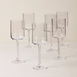 Lenox Fine Lenox Fine Tuscany Classics Straight White Wine Glasses, Set of 6