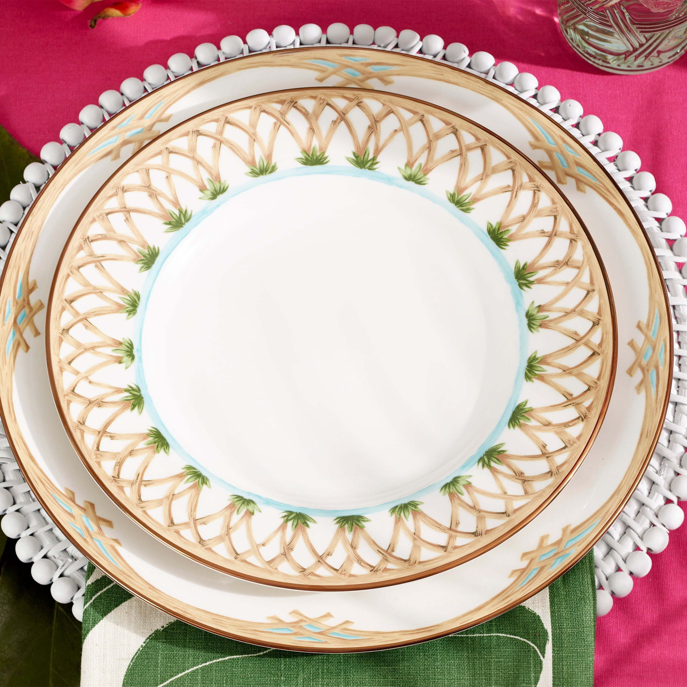 Lenox Fine Lenox Fine British Colonial Bamboo Dinner Plate - Image 2