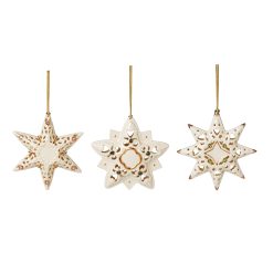 Alternative view of Lenox Fine Lenox Fine Pierced Star Ornaments Set of 3