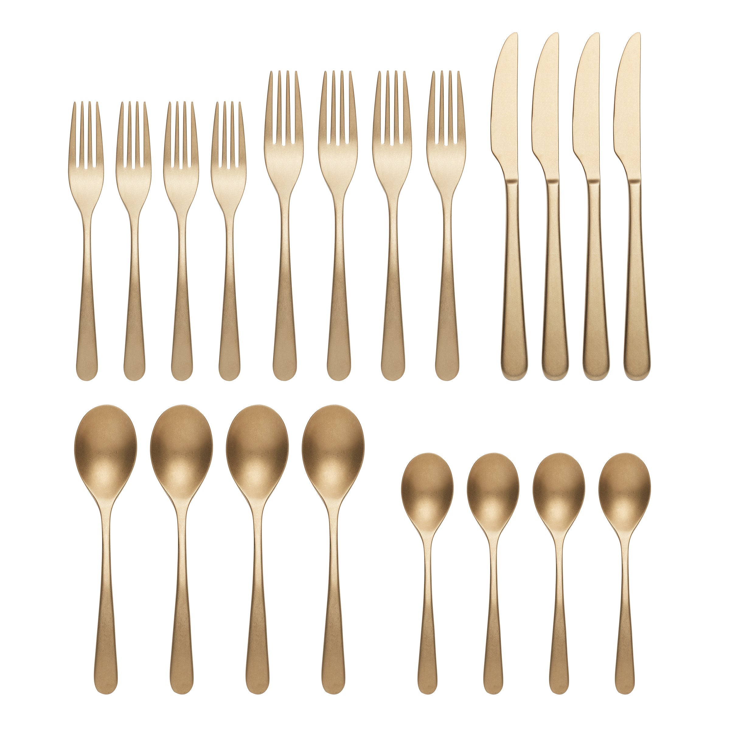 Lenox Fine Lenox Fine Kenbrook Champagne Vintage 20-Piece Flatware Set - Image 3