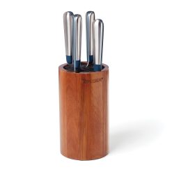 Lenox Fine Lenox Fine Keen Acacia 5-Piece Bristle Cutlery Block Set