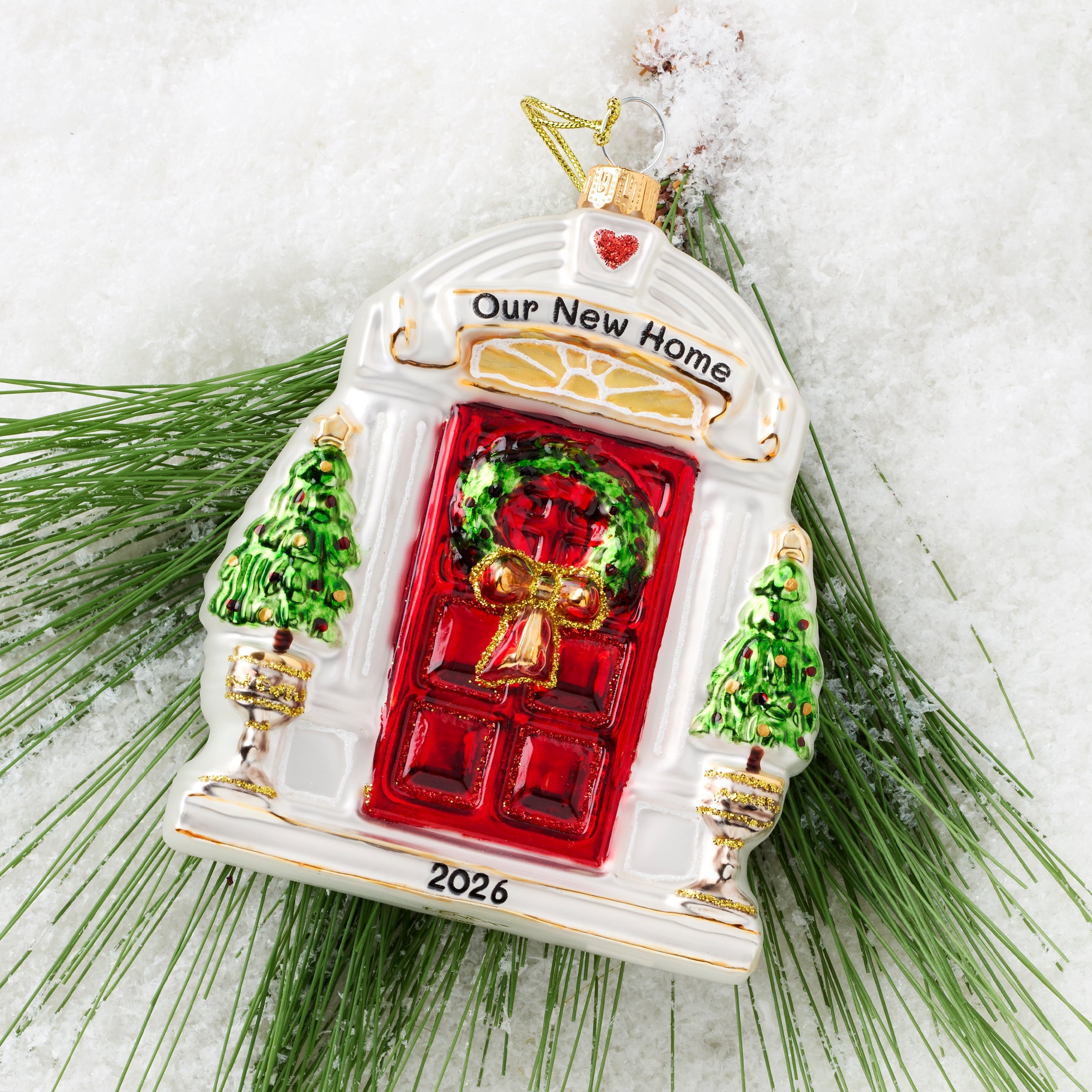 Lenox Fine Lenox Fine 2026 Retro Blown Glass New Home Ornament - Image 3