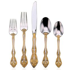 Lenox Fine Lenox Fine Golden Michelangelo 20-Piece Flatware Set