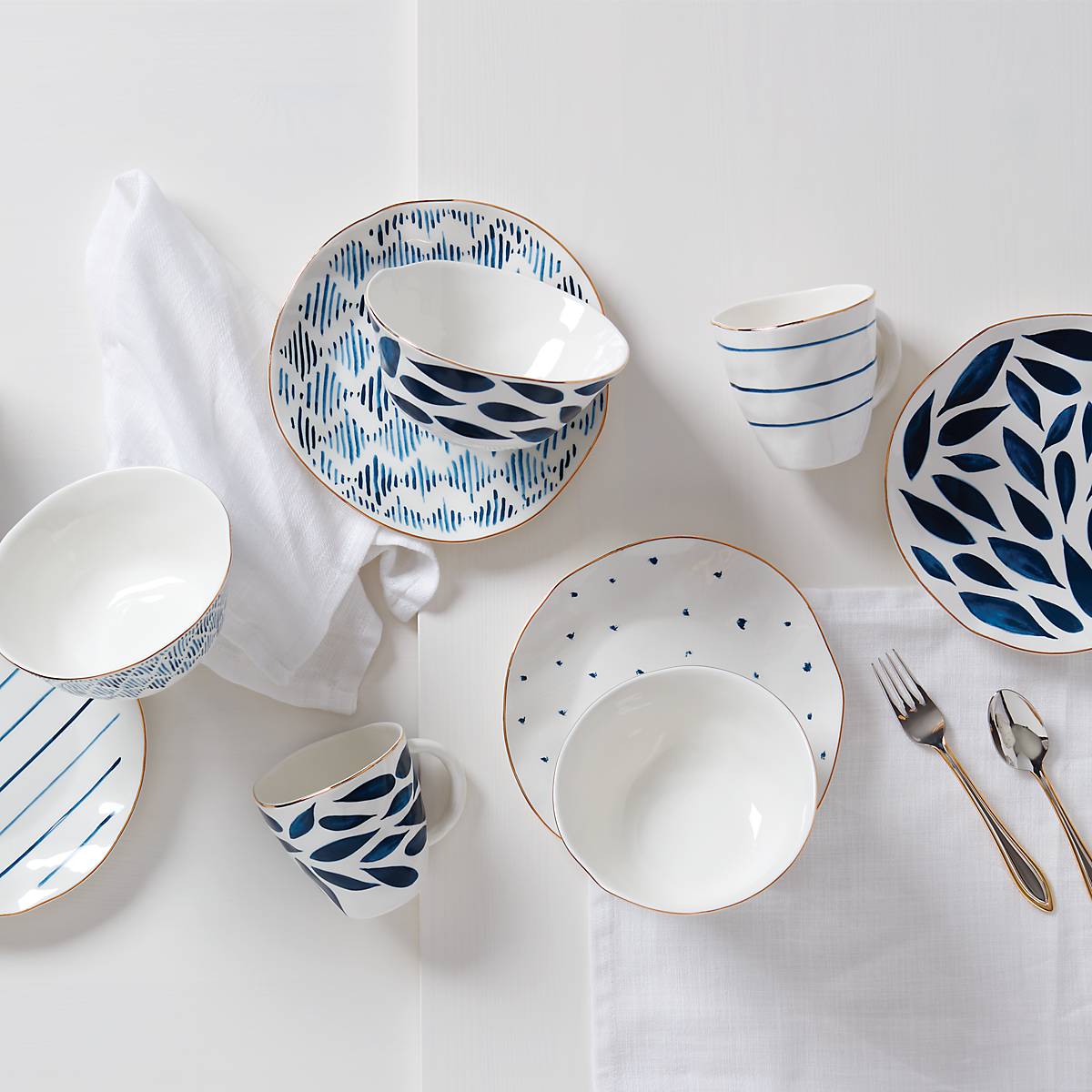Lenox Fine Lenox Fine Blue Bay 12-Piece Dessert Set - Image 8