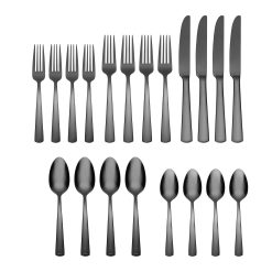 Alternative view of Lenox Fine Lenox Fine Aptitude Midnight Glossy 20-Piece Flatware Set