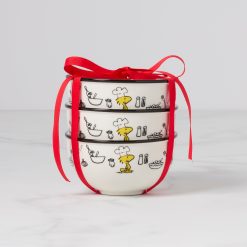 Lenox Fine Lenox Fine Chef Snoopy Mini Bowls, Set of 3
