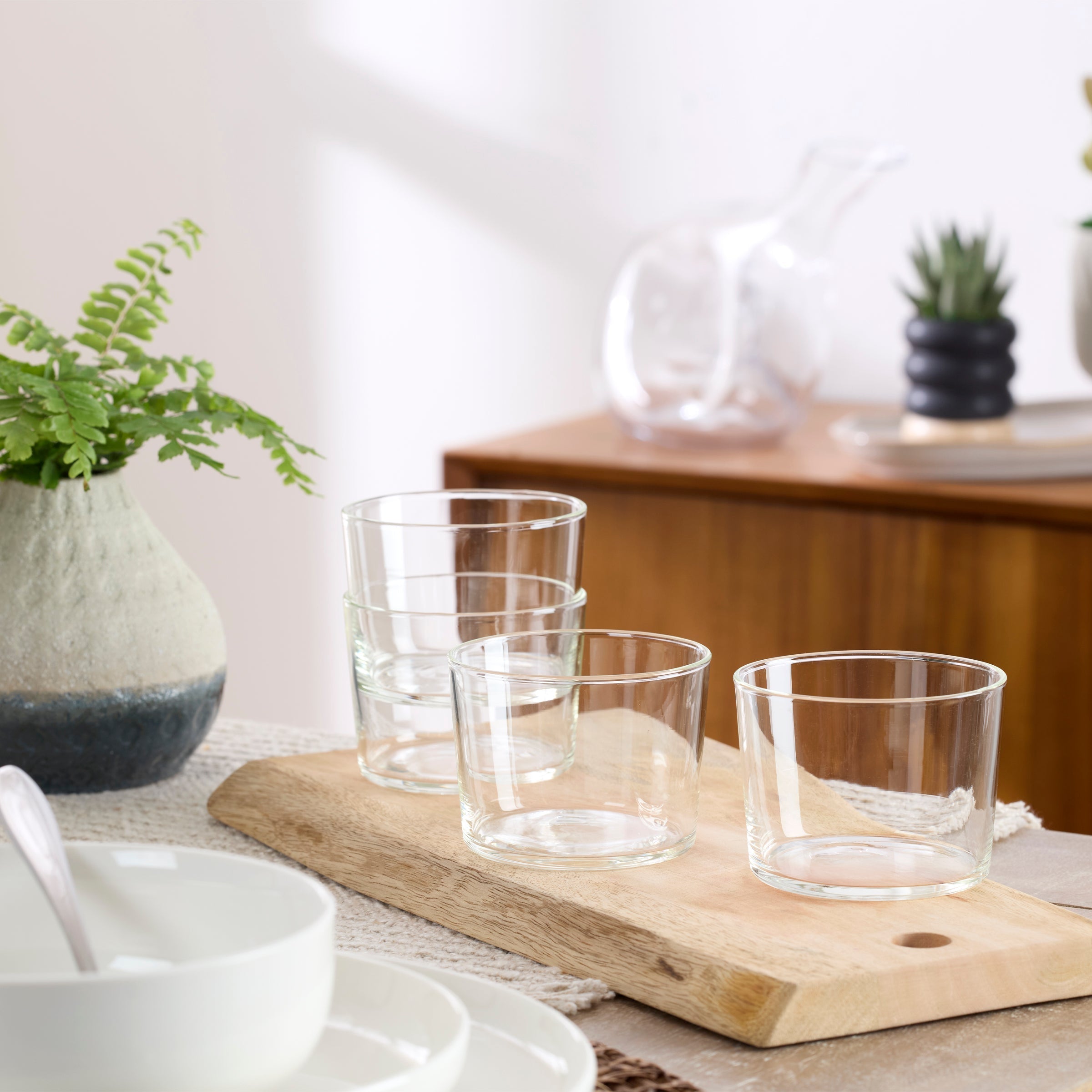 Lenox Fine Lenox Fine Stackables Clear Short & Tall Glasses 12-Piece Set - Image 3