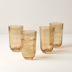 Alternative view of Lenox Fine Lenox Fine Homespun Amber Tall Tumbler - Set Of 4