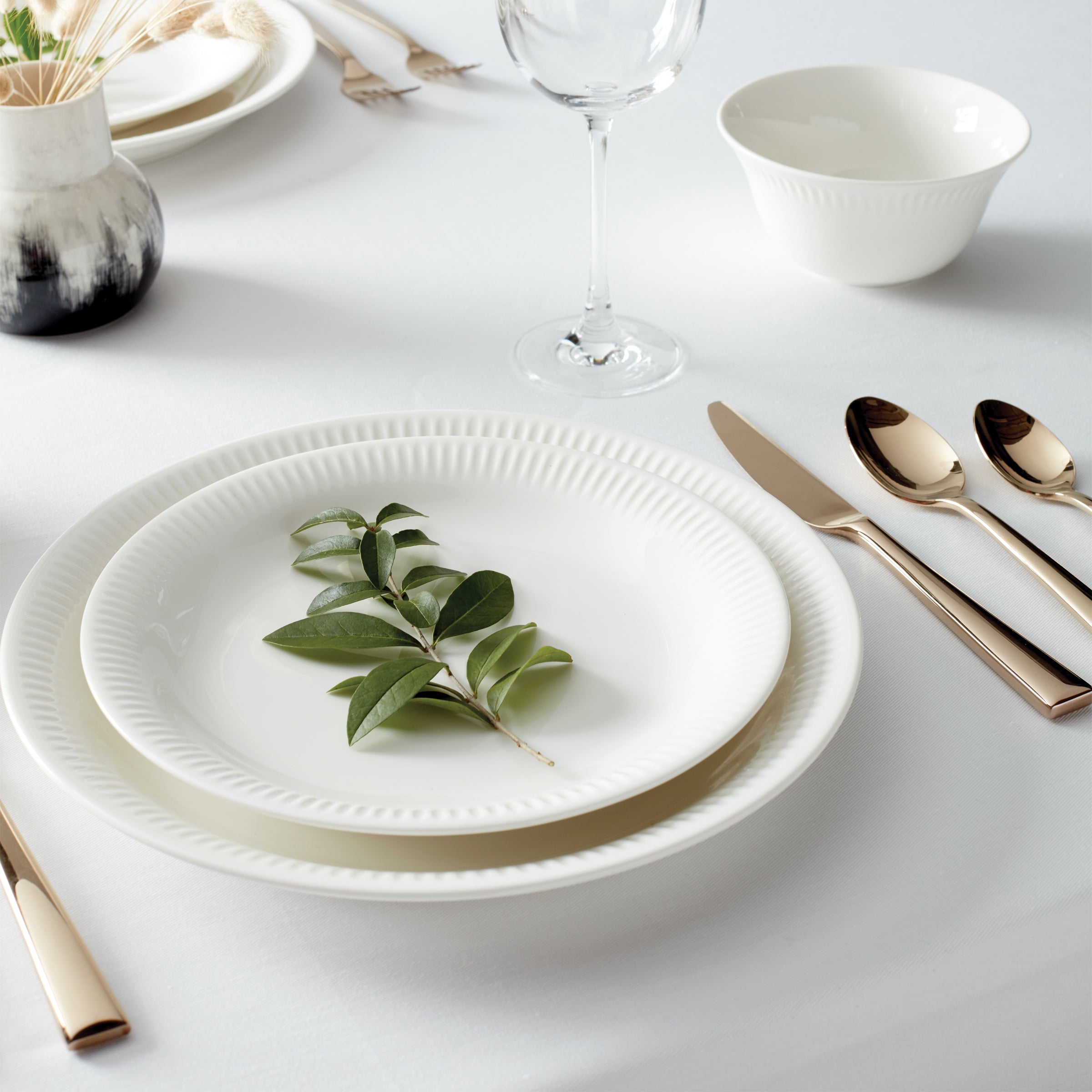 Lenox Fine Lenox Fine Profile White Dinner Plates, Set of 4 - Image 4