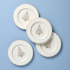 Lenox Fine Lenox Fine Federal Gold Tree Accent Plates, Set of 4