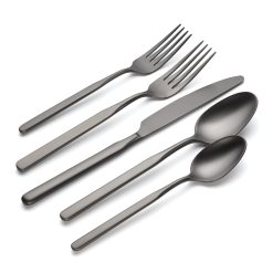 Alternative view of Lenox Fine Lenox Fine Mercer Gunmetal 5-Piece Place Setting