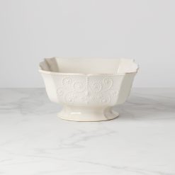 Lenox Fine Lenox Fine French Perle White Centerpiece Bowl