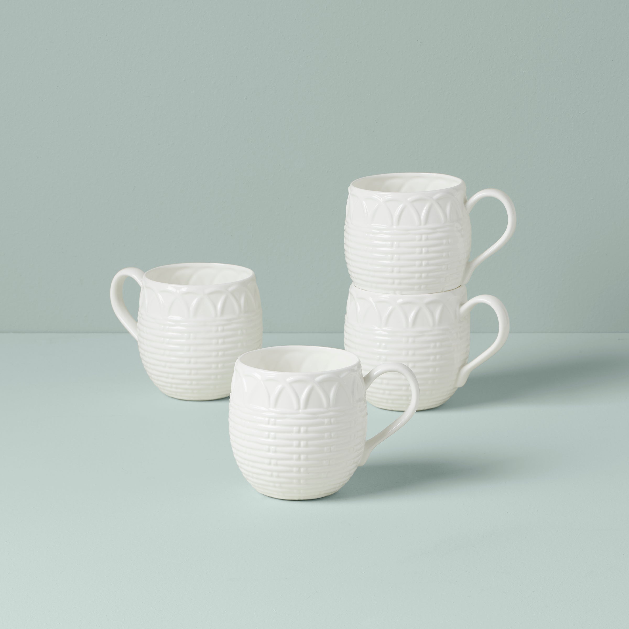 Lenox Fine Lenox Fine Wicker Creek Mugs, Set of 4