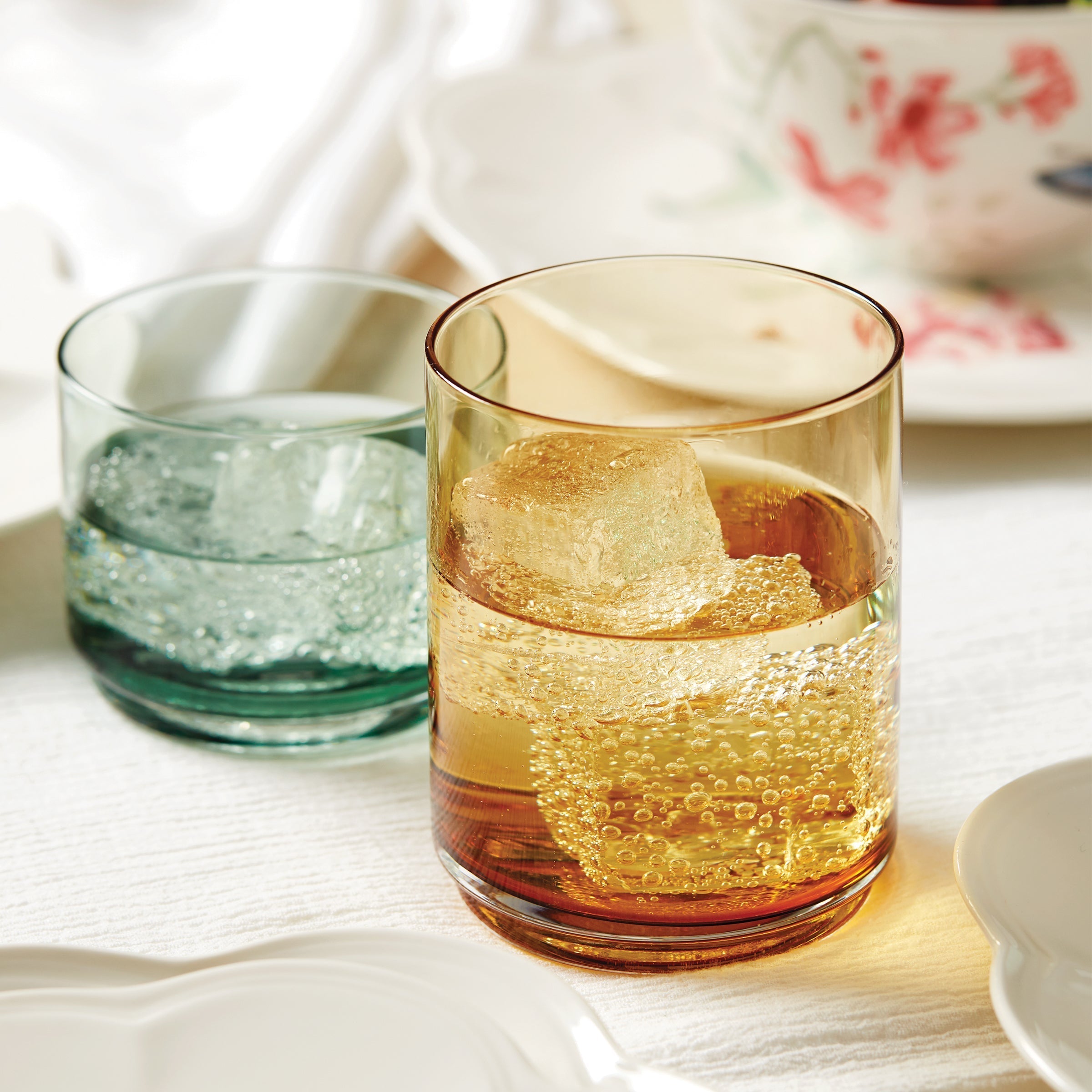 Lenox Fine Lenox Fine Tuscany Classics Stackable Green Short Glasses, Set of 4 - Image 9